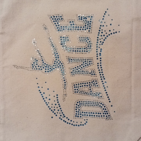 Dance natural cotton canvas tote - Picture 2 of 7